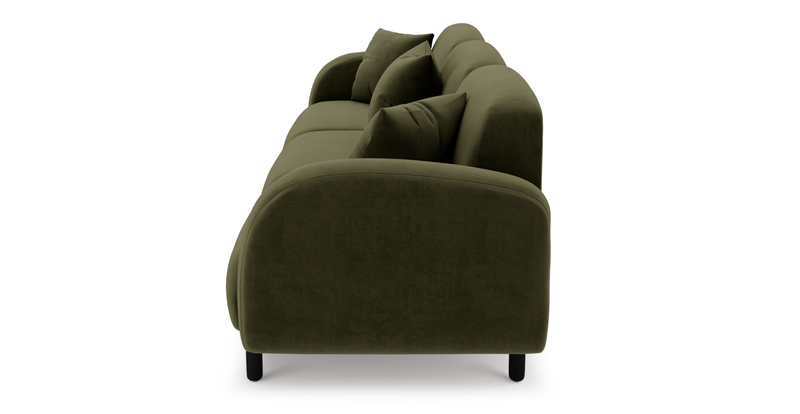 Brood 4-Sitzer Sofa Holzbein - Samt