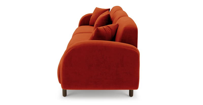 Brood 4-Sitzer Sofa Holzbein - Samt