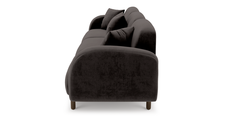 Brood 4-Sitzer Sofa Holzbein - Samt