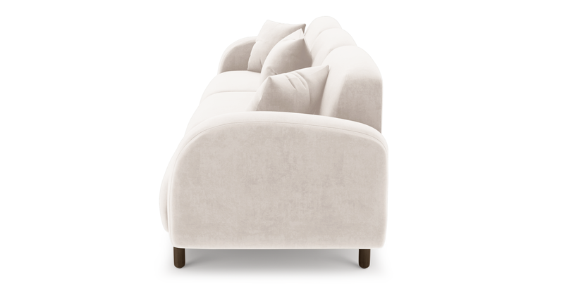 Brood 4-Sitzer Sofa Holzbein - Samt