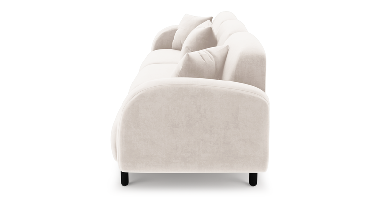 Brood 4-Sitzer Sofa Holzbein - Samt