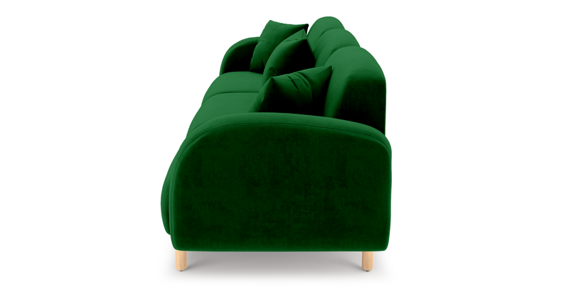 Brood 4-Sitzer Sofa Holzbein - Samt