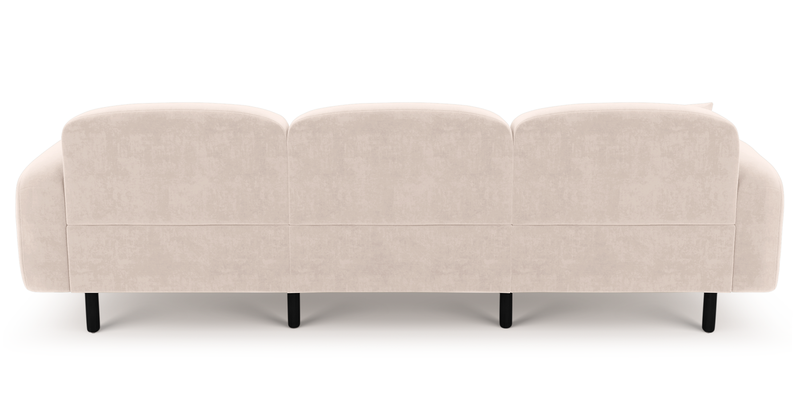 Brood 4-Sitzer Sofa Holzbein - Samt
