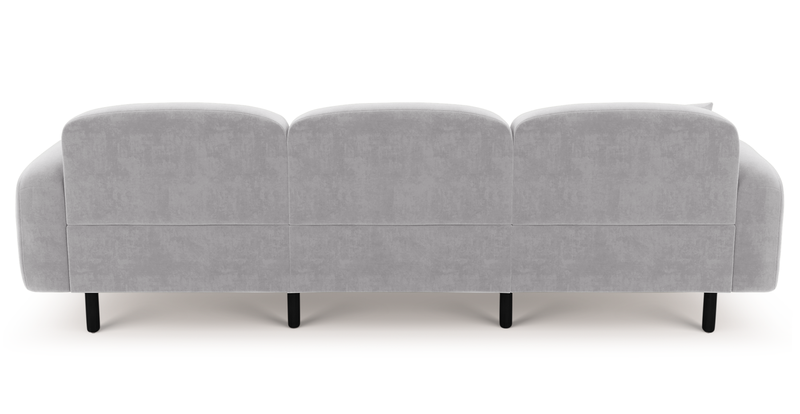 Brood 4-Sitzer Sofa Holzbein - Samt