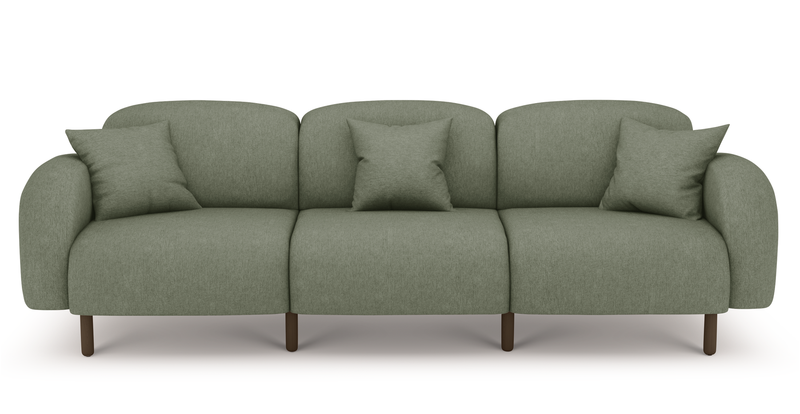 Brood 4-Sitzer Sofa Holzbein - Performance-Stoff