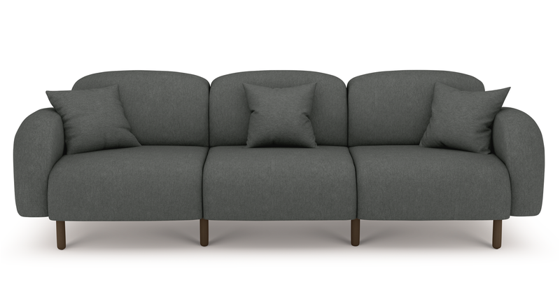 Brood 4-Sitzer Sofa Holzbein - Performance-Stoff