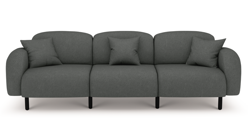 Brood 4-Sitzer Sofa Holzbein - Performance-Stoff