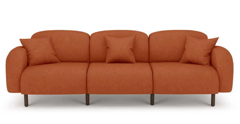 Brood 4-Sitzer Sofa Holzbein - Performance-Stoff
