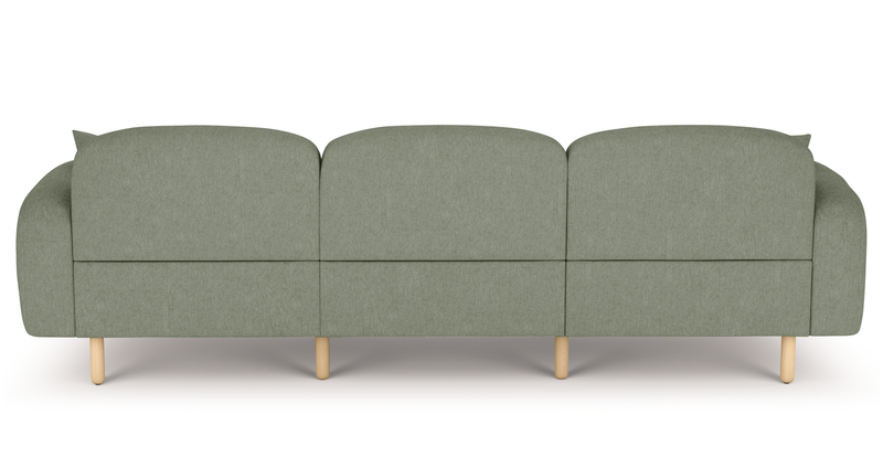 Brood 4-Sitzer Sofa Holzbein - Performance-Stoff