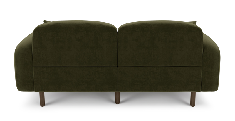 Brood 2-Sitzer Sofa Holzbein - Samt