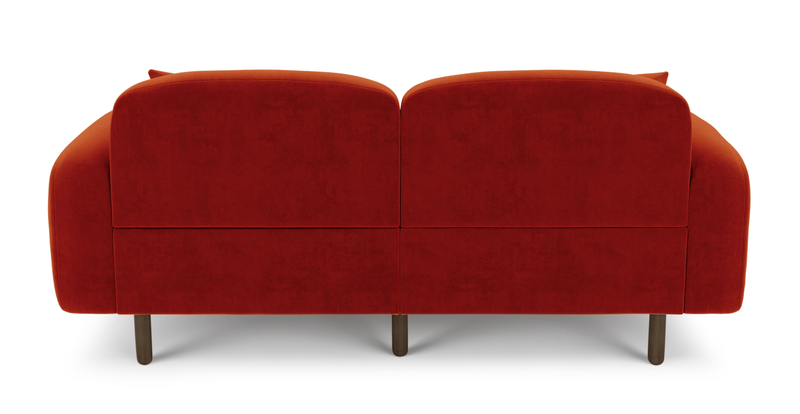 Brood 2-Sitzer Sofa Holzbein - Samt