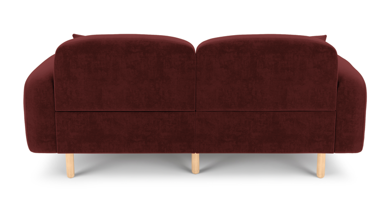 Brood 2-Sitzer Sofa Holzbein - Samt