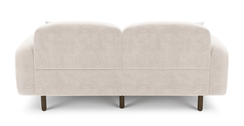 Brood 2-Sitzer Sofa Holzbein - Samt
