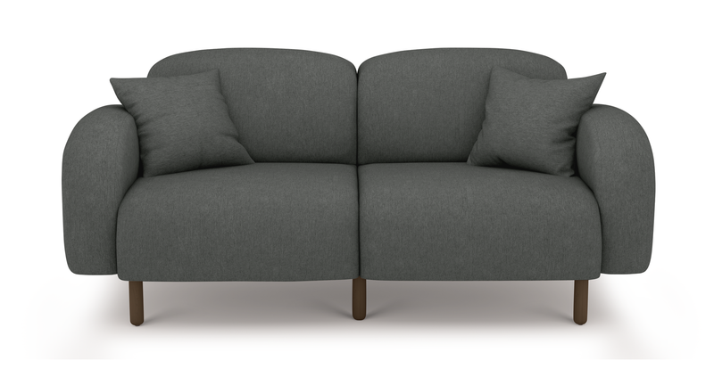 Brood 2-Sitzer Sofa Holzbein - Performance-Stoff