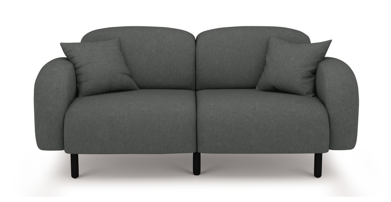 Brood 2-Sitzer Sofa Holzbein - Performance-Stoff