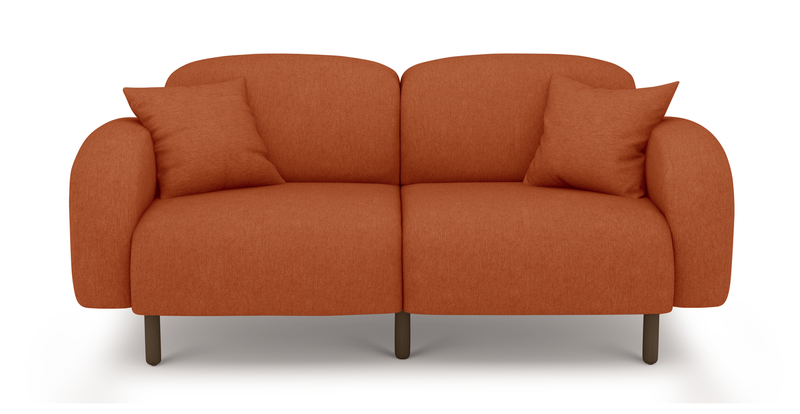 Brood 2-Sitzer Sofa Holzbein - Performance-Stoff