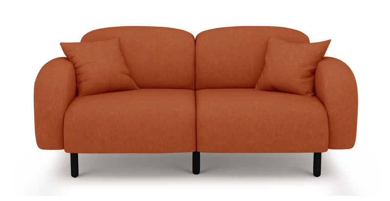 Brood 2-Sitzer Sofa Holzbein - Performance-Stoff