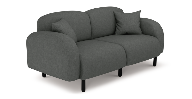 Brood 2-Sitzer Sofa Holzbein - Performance-Stoff