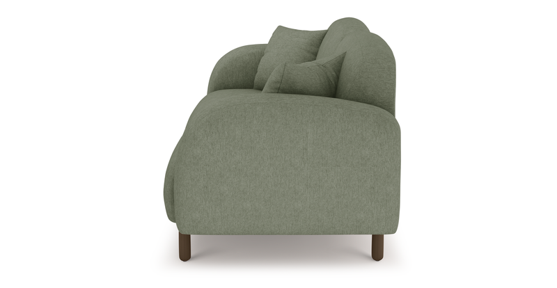 Brood 2-Sitzer Sofa Holzbein - Performance-Stoff