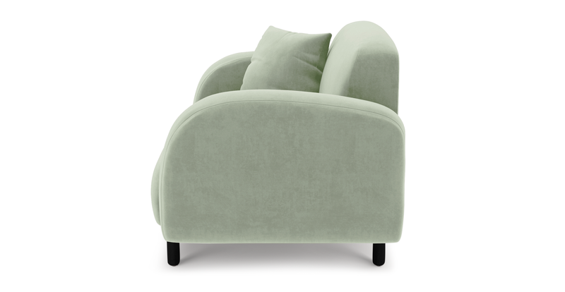Brood Sessel Holzbein - Samt