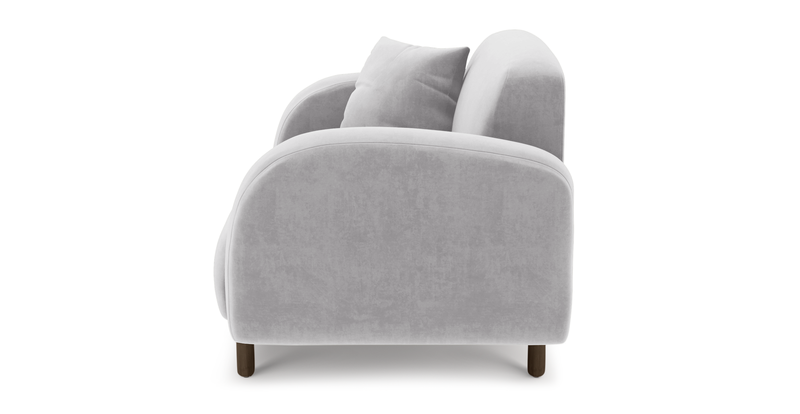 Brood Sessel Holzbein - Samt
