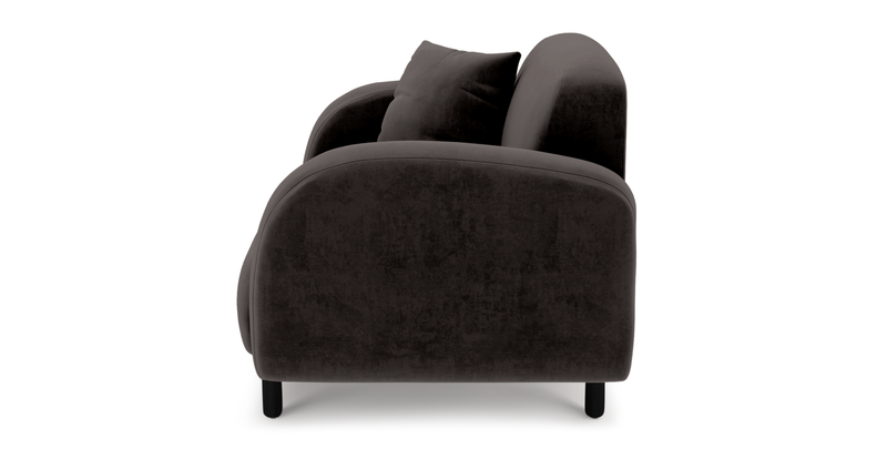 Brood Sessel Holzbein - Samt