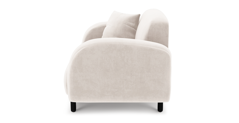 Brood Sessel Holzbein - Samt