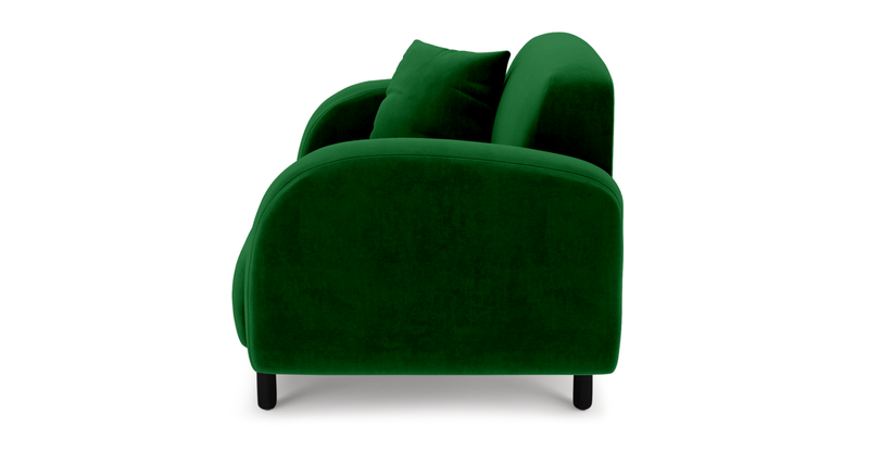 Brood Sessel Holzbein - Samt