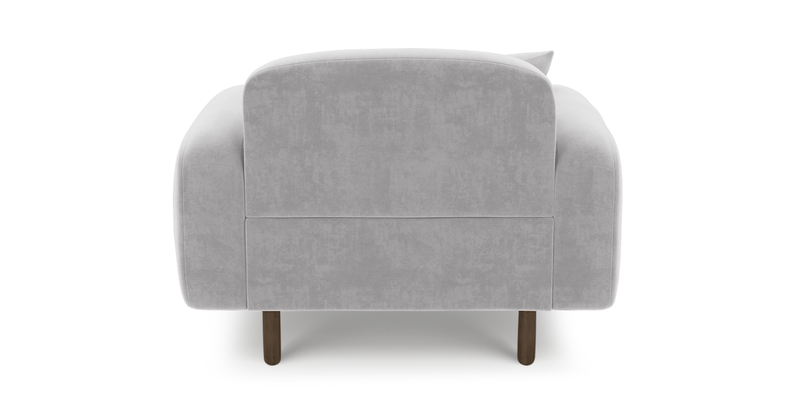 Brood Sessel Holzbein - Samt