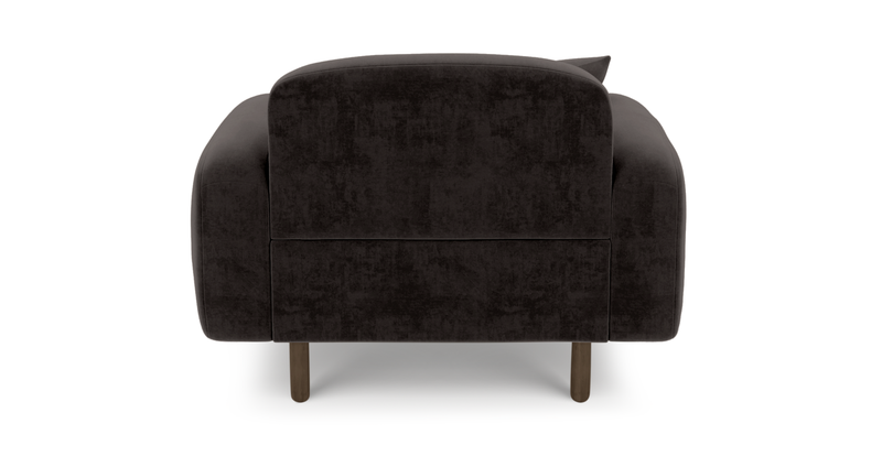 Brood Sessel Holzbein - Samt