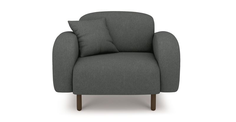 Brood Sessel Holzbein - Performance-Stoff