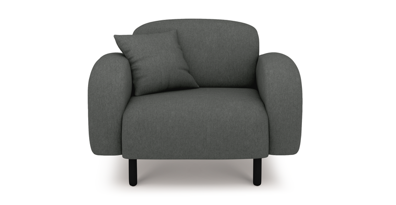 Brood Sessel Holzbein - Performance-Stoff