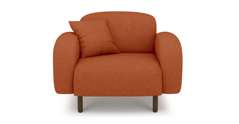 Brood Sessel Holzbein - Performance-Stoff