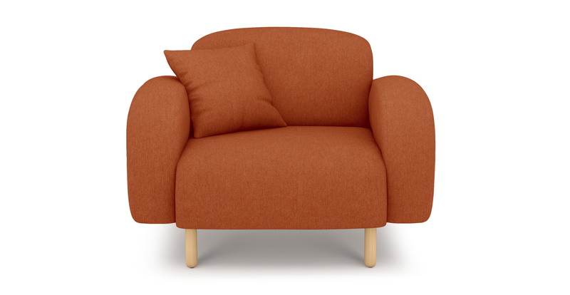 Brood Sessel Holzbein - Performance-Stoff