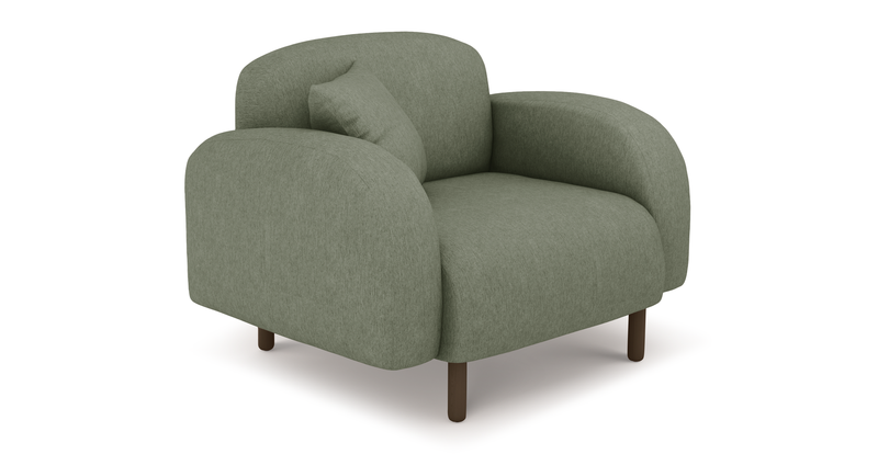Brood Sessel Holzbein - Performance-Stoff