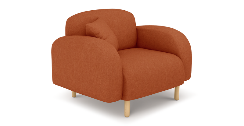 Brood Sessel Holzbein - Performance-Stoff