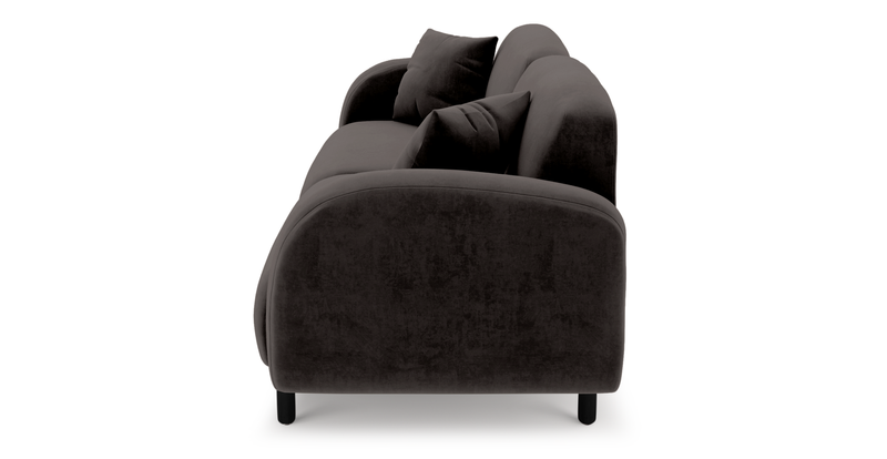 Brood 3-Sitzer Sofa Holzbein - Samt
