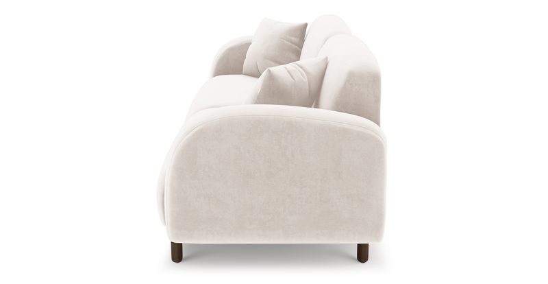 Brood 3-Sitzer Sofa Holzbein - Samt