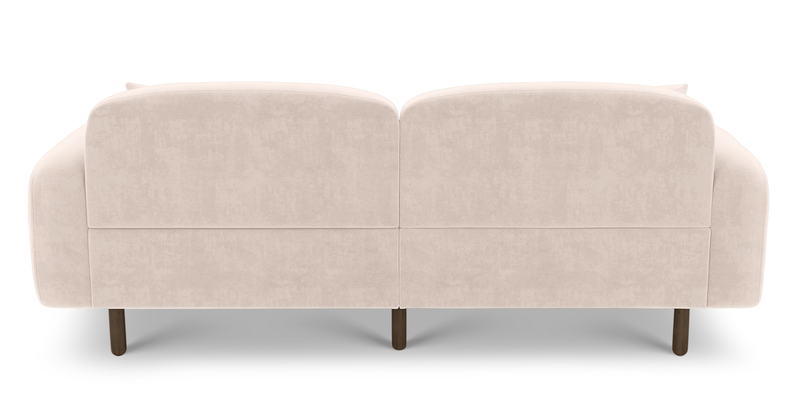 Brood 3-Sitzer Sofa Holzbein - Samt