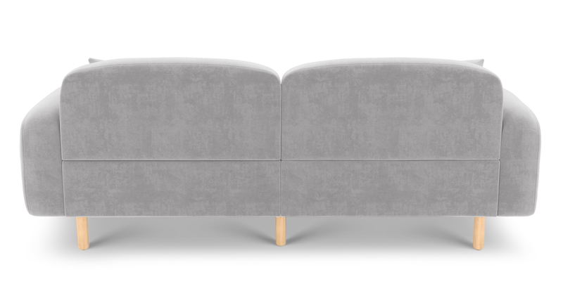 Brood 3-Sitzer Sofa Holzbein - Samt