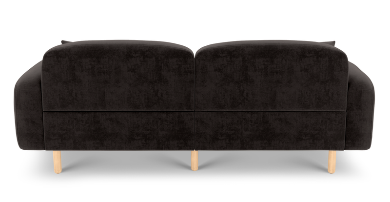 Brood 3-Sitzer Sofa Holzbein - Samt