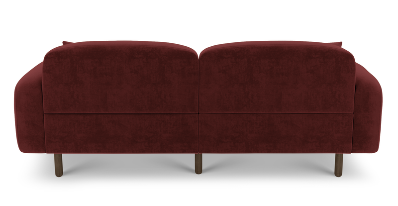Brood 3-Sitzer Sofa Holzbein - Samt