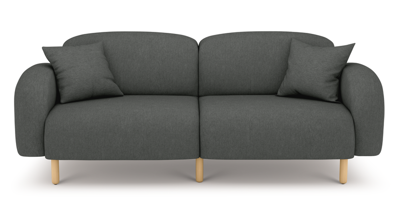 Brood 3-Sitzer Sofa Holzbein - Performance-Stoff