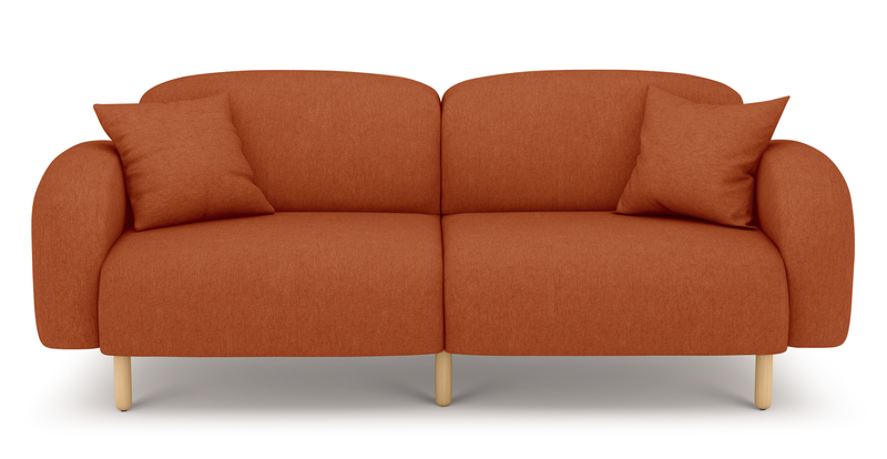 Brood 3-Sitzer Sofa Holzbein - Performance-Stoff