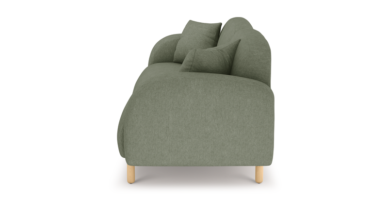 Brood 3-Sitzer Sofa Holzbein - Performance-Stoff