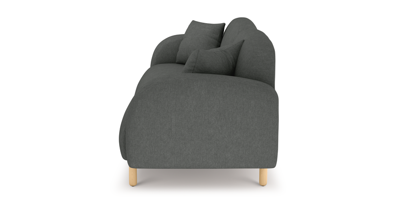 Brood 3-Sitzer Sofa Holzbein - Performance-Stoff