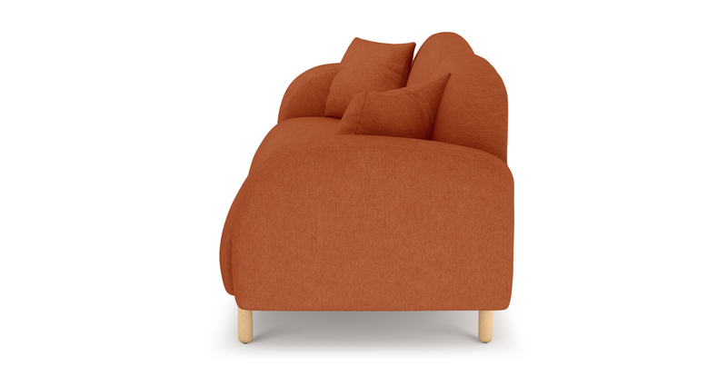 Brood 3-Sitzer Sofa Holzbein - Performance-Stoff