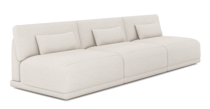 Carle Mega Sofa without armrests - Bouclé