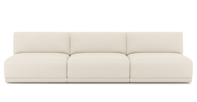 Carle Mega Sofa without arm - natural fabric