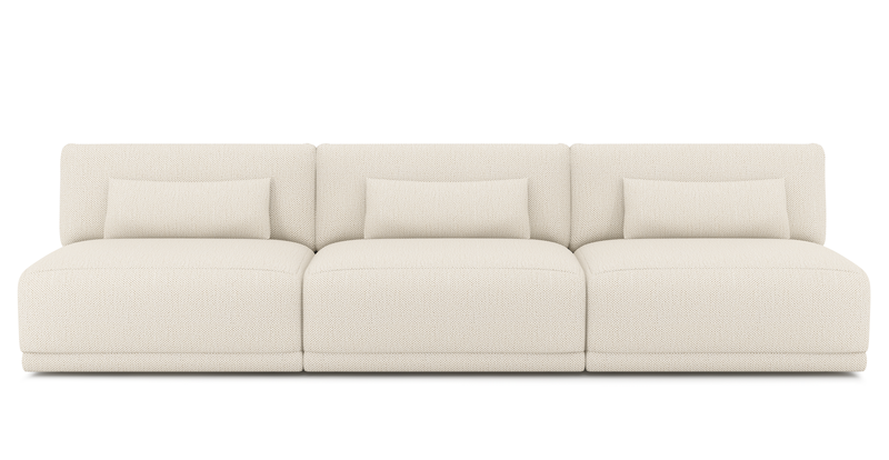 Carle Mega Sofa without arm - natural fabric